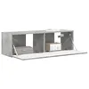 Image de vidaXL Meuble TV Mural Béton 60 x 31 x 29.5 cm Bois d'ingénierie, Meubles de Salon, Solution de Rangement Moderne, unité cubique, étagères murales élégantes, Centre de Divertissement Fonctionnel