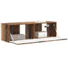 Image de vidaXL Meuble TV mural Bois Ancien 60 x 31 x 29.5 cm Bois d'ingénierie, Meubles de salon, solution de rangement moderne, unité cubique, étagères murales élégantes, centre de divertissement fonctionnel