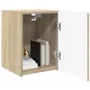 Image de vidaXL Meuble TV Mural Sonoma 30 x 31 x 40 cm Bois d'ingénierie, Salon Moderne, Meubles Gain de Place, Meuble TV Mural, Console média stylée