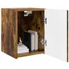 Image de vidaXL Meuble TV Mural Chêne fumé 30 x 31 x 40 cm Bois d'ingénierie, Salon Moderne, Meubles Gain de Place, Meuble TV Mural, Console média stylée