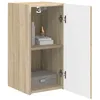 Image de vidaXL Meuble TV Mural 2 pcs Sonoma 30 x 31 x 60 cm Bois d'ingénierie, Salon Moderne, Meubles Gain de Place, Meuble TV Mural, Console média stylée