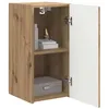 Image de vidaXL Meuble TV Mural Chêne Artisan 30 x 31 x 60 cm Bois d'ingénierie, Mobilier Moderne pour Le Salon, Console TV stylée, Rangement Mural Minimaliste, Gain de Place, Bois d'ingénierie