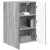 Image de vidaXL Meuble TV Mural Gris Sonoma 59,5 x 31 x 80 cm Bois d'ingénierie, Salon Moderne, Meuble TV rectangulaire, Rangement Mural, Cabinet Gain de Place, étagères flottantes