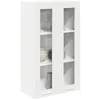 Image de vidaXL Armoire Suspendue Riga Blanc 60 x 31 x 100 cm Bois d'ingénierie, Meuble de Cuisine Moderne, Rangement spacieux, Armoire utile rectangulaire, Solutions d'organisation