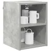 Image de vidaXL Armoire Suspendue Riga Gris béton 30 x 29,5 x 40 cm, Meuble de Cuisine Moderne, Rangement spacieux, Armoire utile rectangulaire, Solutions d'organisation