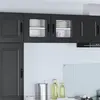 Image de vidaXL Armoire de cuisine avec stockage Kalmar Noir 40 x 31 x 40 cm