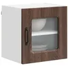 Image de vidaXL Meuble Mural de Cuisine 2 pcs Chêne Brun 40 x 31 x 40 cm, Meuble de Cuisine rectangulaire Moderne, Rangement Mural spacieux, Organisateur Contemporain pour rénovation