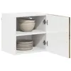 Image de vidaXL Armoire de cuisine Kalmar Bois ancien 40 x 31 x 40 cm, Cabinet de cuisine rectangulaire moderne, unité murale avec grand espace de rangement, organisateur contemporain pour rénovation de maison