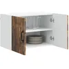 Image de vidaXL Panneau de Lave-Vaisselle Kalmar Chêne fumé 60 x 31 x 40 cm, Étagère de Cuisine Moderne, Solutions de Rangement Pratiques, Meuble Mural rectangulaire pour Vos Essentiels