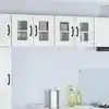 Image de vidaXL Armoire de cuisine Kalmar Blanc brillant 60 x 31 x 40 cm