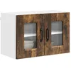 Image de vidaXL Panneau de Lave-Vaisselle Kalmar 2 pcs Chêne fumé, Étagère de Cuisine Moderne, Solutions de Rangement Pratiques, Meuble Mural rectangulaire pour Vos Essentiels