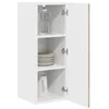 Image de vidaXL Meuble Mural de Cuisine 2 pcs Chêne Sonoma 30 x 31 x 80 cm, Meuble de Cuisine rectangulaire Moderne, Rangement Mural spacieux, Organisateur Contemporain pour rénovation