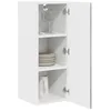Image de vidaXL Armoire de Cuisine Kalmar Gris béton 30 x 31 x 80 cm, Cabinet de Cuisine rectangulaire Moderne, unité Murale avec Grand Espace de Rangement, Organisateur Contemporain pour rénovation de Maison