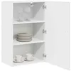 Image de vidaXL Panneau de Lave-Vaisselle Kalmar Blanc 50 x 31 x 80 cm, Étagère de Cuisine Moderne, Solutions de Rangement Pratiques, Meuble Mural rectangulaire pour Vos Essentiels