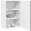 Image de vidaXL Armoire de cuisine Kalmar Gris Sonoma 50 x 31 x 80 cm, Cabinet de cuisine rectangulaire moderne, unité murale avec grand espace de rangement, organisateur contemporain pour rénovation de maison
