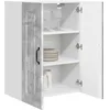 Image de vidaXL Panneau de Lave-Vaisselle Kalmar Gris béton 60 x 31 x 80 cm, Étagère de Cuisine Moderne, Solutions de Rangement Pratiques, Meuble Mural rectangulaire pour Vos Essentiels