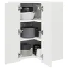 Image de vidaXL Panneau de Lave-Vaisselle Kalmar Blanc 57 x 57 x 80 cm, Étagère de Cuisine Moderne, Solutions de Rangement Pratiques, Meuble Mural rectangulaire pour Vos Essentiels