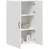 Image de vidaXL Panneau de Lave-Vaisselle Kalmar Blanc Brillant, Étagère de Cuisine Moderne, Solutions de Rangement Pratiques, Meuble Mural rectangulaire pour Vos Essentiels