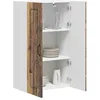 Image de vidaXL Meuble Mural de Cuisine avec Porte Bois Ancien 60 x 31 x 100 cm, Meuble de Cuisine rectangulaire Moderne, Rangement Mural spacieux, Organisateur Contemporain pour rénovation