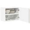 Image de vidaXL Armoire de Cuisine Chêne Sonoma 50 x 31 x 40 cm, Cabinet de Cuisine Moderne, Rangement Mural rectangulaire, Organisation Durable, Solution Efficace pour la Maison, poignée Noire