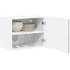 Image de vidaXL Meuble Mural Lucca Gris béton 50 x 31 x 40 cm Bois d'ingénierie, Solutions de Cuisine Modernes, Panneau rectangulaire en Bois, Protection pour Lave-Vaisselle, Gain de Place