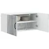 Image de vidaXL Meuble Mural Lucca Sonoma Gris 80 x 31 x 40 cm
