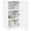 Image de vidaXL Meuble Mural Lucca Blanc 40 x 31 x 80 cm Bois d'ingénierie, Solutions de Cuisine Modernes, Panneau rectangulaire en Bois, Protection pour Lave-Vaisselle, Gain de Place
