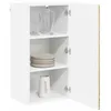 Image de vidaXL Armoire de Cuisine Chêne Sonoma 40 x 31 x 80 cm, Cabinet de Cuisine Moderne, Rangement Mural rectangulaire, Organisation Durable, Solution Efficace pour la Maison, poignée Noire