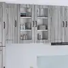 Image de vidaXL Armoire de cuisine Gris Sonoma 80 x 31 x 80 cm