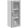 Image de vidaXL Armoire de Cuisine Gris Sonoma 40 x 31 x 100 cm, Cabinet de Cuisine Moderne, Rangement Mural rectangulaire, Organisation Durable, Solution Efficace pour la Maison, poignée Noire