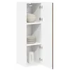 Image de vidaXL Meuble Mural Lucca Chêne Brun 30 x 31 x 100 cm, Solutions de Cuisine Modernes, Panneau rectangulaire en Bois, Protection pour Lave-Vaisselle, Gain de Place