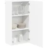 Image de vidaXL Meuble Mural Lucca Blanc 50 x 31 x 100 cm Bois d'ingénierie, Solutions de Cuisine Modernes, Panneau rectangulaire en Bois, Protection pour Lave-Vaisselle, Gain de Place