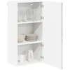 Image de vidaXL Meuble Mural Lucca Sonoma Gris 50 x 31 x 100 cm, Solutions de Cuisine Modernes, Panneau rectangulaire en Bois, Protection pour Lave-Vaisselle, Gain de Place