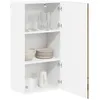 Image de vidaXL Meuble Mural Lucca Bois Ancien 50 x 31 x 100 cm, Solutions de Cuisine Modernes, Panneau rectangulaire en Bois, Protection pour Lave-Vaisselle, Gain de Place