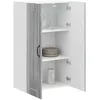 Image de vidaXL Armoire de Cuisine Gris Sonoma 60 x 31 x 100 cm, Cabinet de Cuisine Moderne, Rangement Mural rectangulaire, Organisation Durable, Solution Efficace pour la Maison, poignée Noire