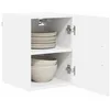 Image de vidaXL Armoire de Cuisine Blanc 30 x 31 x 40 cm Bois d'ingénierie, Unité de Cuisine Moderne, Meuble Pratique, Solutions de Rangement murales, étagères Simples, Options fonctionnelles