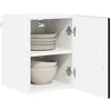 Image de vidaXL Armoire de Cuisine Noir 30 x 31 x 40 cm Bois d'ingénierie, Unité de Cuisine Moderne, Meuble Pratique, Solutions de Rangement murales, étagères Simples, Options fonctionnelles