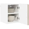 Image de vidaXL Armoire de Cuisine avec Porte 2 pcs Bois Ancien 30 x 31 x 40 cm, Unité de Cuisine Moderne, Meuble Pratique, Solutions de Rangement murales, étagères Simples, Options fonctionnelles