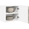 Image de vidaXL Armoire de Cuisine Chêne fumé 40 x 31 x 40 cm Bois d'ingénierie, Unité de Cuisine Moderne, Meuble Pratique, Solutions de Rangement murales, étagères Simples, Options fonctionnelles