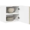 Image de vidaXL Armoire de Cuisine avec étagère Chêne Artisanal 40 x 31 x 40 cm, Unité de Cuisine Moderne, Meuble Pratique, Solutions de Rangement murales, étagères Simples, Options fonctionnelles