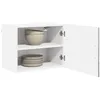 Image de vidaXL Armoire de Cuisine avec Porte 2 pcs Gris Sonoma 50 x 31 x 40 cm, Unité de Cuisine Moderne, Meuble Pratique, Solutions de Rangement murales, étagères Simples, Options fonctionnelles