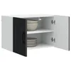 Image de vidaXL Meuble Mural de Cuisine Noir 60 x 31 x 40 cm Bois d'ingénierie, Unité de Cuisine Moderne, Meuble Pratique, Solutions de Rangement murales, étagères Simples, Options fonctionnelles