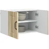 Image de vidaXL Armoire de Cuisine 2 pcs Chêne Sonoma 60 x 31 x 40 cm, Unité de Cuisine Moderne, Meuble Pratique, Solutions de Rangement murales, étagères Simples, Options fonctionnelles