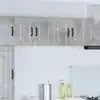 Image de vidaXL Armoire de cuisine avec porte 2 pcs Gris béton 60 x 31 x 40 cm