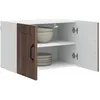 Image de vidaXL Armoire de Cuisine avec Porte 2 pcs Chêne Brun 60 x 31 x 40 cm, Unité de Cuisine Moderne, Meuble Pratique, Solutions de Rangement murales, étagères Simples, Options fonctionnelles