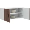Image de vidaXL Armoire de Cuisine Chêne Brun 80 x 31 x 40 cm Bois d'ingénierie, Unité de Cuisine Moderne, Meuble Pratique, Solutions de Rangement murales, étagères Simples, Options fonctionnelles
