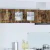 Image de vidaXL Armoire de cuisine Chêne fumé 80 x 31 x 40 cm Bois d'ingénierie