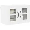 Image de vidaXL Armoire de Cuisine avec étagère 2 pcs Blanc 60 x 31 x 40 cm, Unité de Cuisine Moderne, Meuble Pratique, Solutions de Rangement murales, étagères Simples, Options fonctionnelles