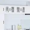 Image de vidaXL Armoire de cuisine avec étagère 2 pcs Blanc 60 x 31 x 40 cm
