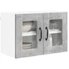 Image de vidaXL Armoire de Cuisine Gris béton 60 x 31 x 40 cm Bois d'ingénierie, Unité de Cuisine Moderne, Meuble Pratique, Solutions de Rangement murales, étagères Simples, Options fonctionnelles